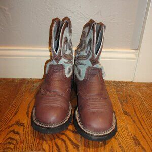 ARIAT Women's "GemBaby Jazz" Vintage Brown Western Boots Size 10B